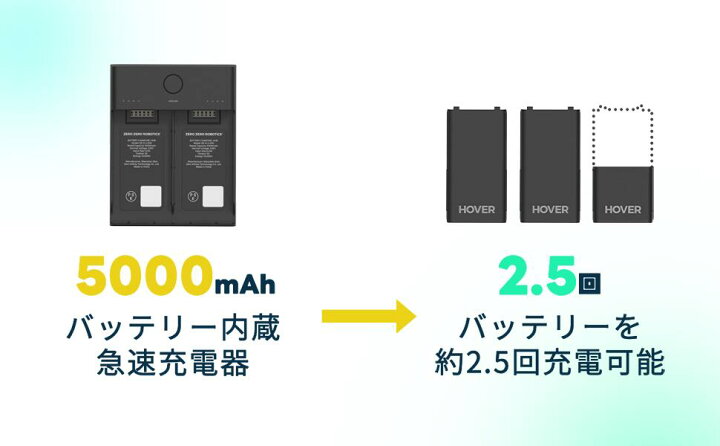 楽天市場】HOVERAir X1 Smart バッテリー充電ハブ バッテリー急速充電