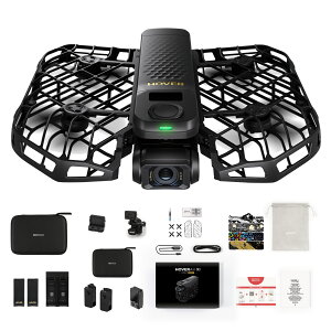 HOVERAir X1 PRO PROMAX h[ Jt 8K AIsJ ܂肽ݎ ̂Ђ痣 A 42km/hǏ]x SmoothCapture2.0 10ވȏ̎s[h Sn`^s[h