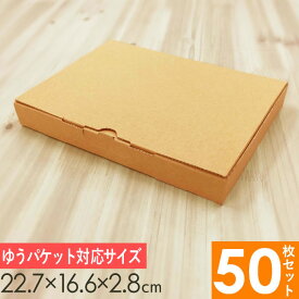 【メルカリ便対応】 A5 ダンボール箱 外寸227×166×28mm 50枚セット| 梱包資材 梱包材 梱包箱 箱 定形外郵便 メルカリ メルカリ便 ゆうゆう ゆうパケット 箱 小 ギフトボックス ケース ラッピング 小箱 発送 小物 書類 定形外 お菓子 ギフト クラフト材料 包装