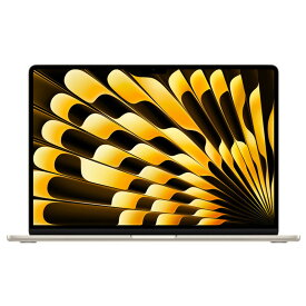 Apple アップル MacBook Air Liquid Retinaディスプレイ 15.3インチ MXD33J/A スターライト Apple M3チップ SSD512GB メモリ16GB 8コアCPUと10コアGPU JAN:4549995514568 【北海道・沖縄・離島は配送不可】 -NA-