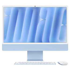 【安心の上場企業】 【新品・未開封・保証未開始】 APPLE アップル iMac 24インチ Retina 4.5Kディスプレイモデル M4チップ 10コアGPU 256GB SSD 16GBメモリ MWV13J/A ブルー JAN:4549995507195 【代引き支払い不