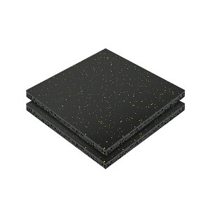 ジムマット 2枚セット 50×50 厚み25mm ゴムマット 筋トレ 衝撃吸収 トレーニングマット ラバーマット 重量器具 静音マット ローラー ダンベル