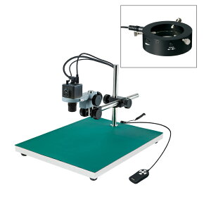 ホーザン(HOZAN) HDMI出力 マイクロスコープ倍率18~88×【8.8~43×】倍 リング照明 ロングベース L-KIT854