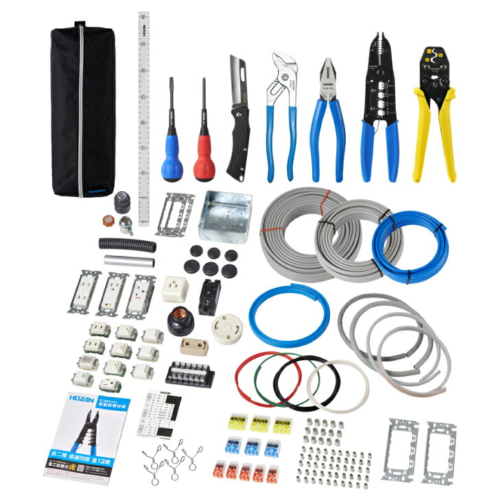 楽天市場】ホーザン(HOZAN) DK-28+DK-51 電工試験工具・部材1回セット  
