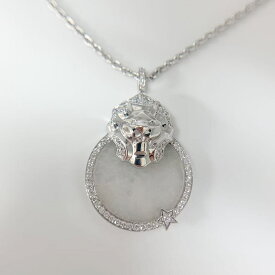 【中古】シャネル CHANEL スー ル シーニュ デュ リオン ネックレスK18WG