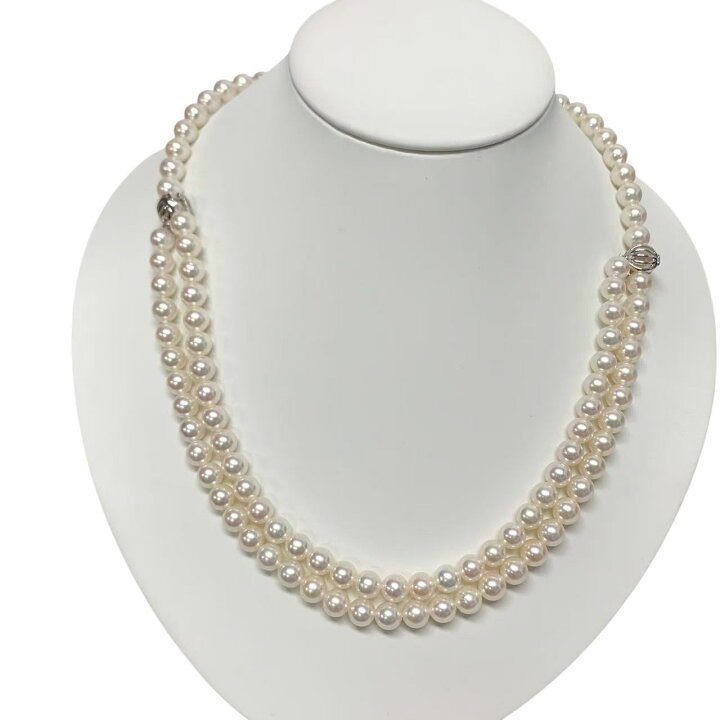 楽天市場】【最終価格】【中古】ミキモト MIKIMOTO アコヤ真珠6.5-7mm 