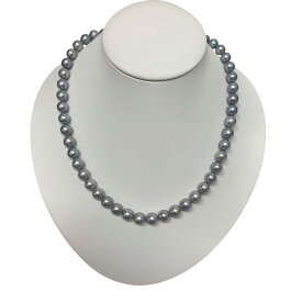 【中古】田崎タサキTASAKI アコヤ真珠8-8.5mm パール　ネックレス　SILVER