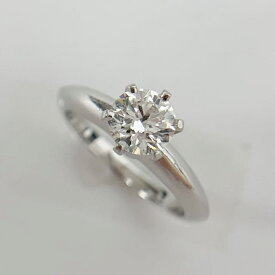 【中古】ティファニー　TIFFANY ダイヤモンド　PT950 リング0.69ct
