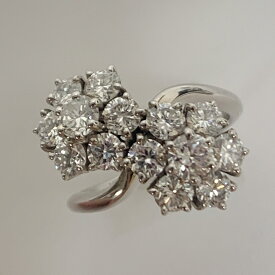 【中古】Van Cleef & Arpels ヴァンクリーフ＆アーペル ドゥフルーレットリング K18WG
