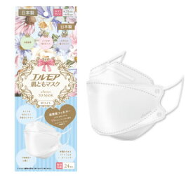 エルモア肌ともマスク Flower1箱24枚入り(4個セット)