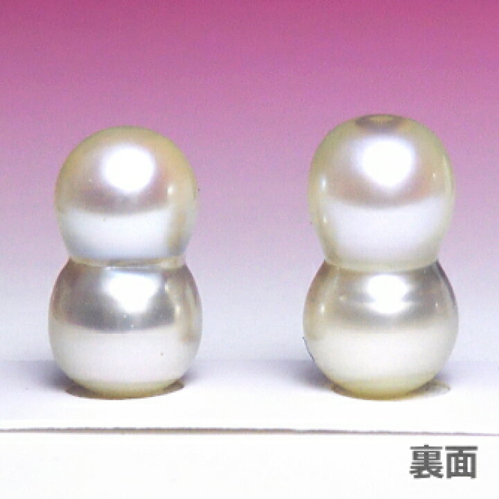 楽天市場】アコヤ真珠ツインペアルース（7.5-8.0mm×13.5-14.0mm 