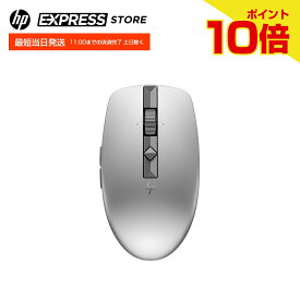 【公式・新品・即納】 HP ワイヤレスマウス ワイヤレス 無線 Bluetooth USB-Aドングル 2.4GHz 充電式 USB-C充電 最大3台接続 静音マウス HP 710 リチャージャブル マウス 6ボタン 高速スクロール 4方向ハイパースクロール 左右対称