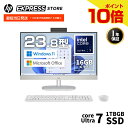 【公式・新品・即納】 HP デスクトップパソコン Office付き デスクトップPC All-in-One 24-cr インテル Intel Core Ultra 7 16GB 1TB SSD フルHD 非光沢 IPSディスプレイ Windows 11 日本語キーボード ワイヤレスマウス 207万画素カメラ 顔認証