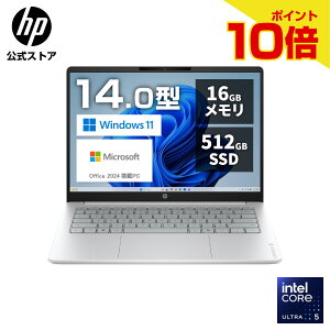 �y���Ԍ���|�C���g10�{�z�y�����E�V�i�E���[�z HP �m�[�g�p�\�R�� Office�t�� �m�[�gPC �p�\�R�� HP OmniBook 3 14 �C���e�� Intel Core Ultra Windows 11 16GB������ 512GB SSD 14�C���` 2K����� IPS�f�B�X�v���C