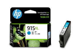 【マラソン10P】【HP公式】HP 915XL 純正インクカートリッジ シアン 【国内正規品】