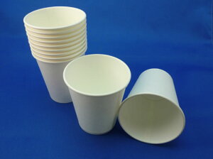 ペーパーカップII 150ml 無地 100枚入 KPC-150J【紙コップ 紙カップ お弁当 バーベキュー アウトドア 100個 5オンス ドリンク 飲み物 カップ 使い捨て容器】