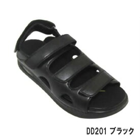 ドクターダリウス DD201 ブラック【ドクターサンダル ドクターシューズ 医療従事者 病院 院内用シューズ カジュアル 合皮 衝撃吸収】