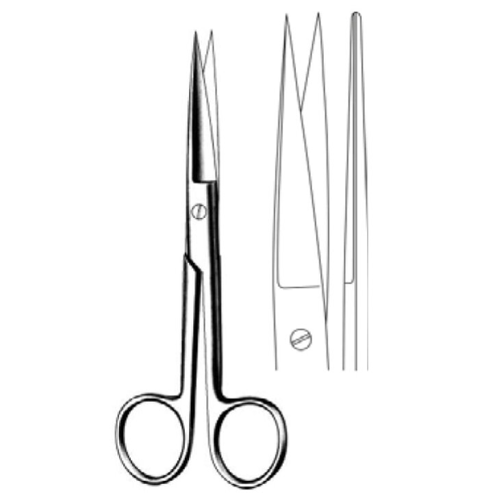 楽天市場 当日出荷可能 ホスピタルサービス 外科剪刀 げかせんとう 直 両尖 りょうせん Hp0211 医療用はさみ 鋼製小物 手術器具 手術用 ペット手術 動物手術 ハサミ ホスピマート