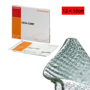 <メール便1個まで可能>シカケア シリコンジェルシート 12CM*15CM 66250706 S&N【再利用可能・皮膚保護・きずあと・粘着シート・透明】