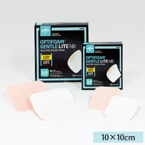 オプティフォーム ジェントルLite NB(吸収フォームドレッシング) 10×10cm 10枚入(MSC2944NB)メドライン・ジャパン【フォームドレッシング GENTLE EX 吸収ドレッシング材 メドライン ドレッシング