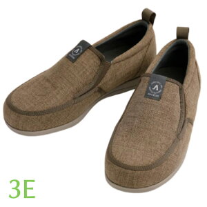 SUTTO IN-スットイン(1133) あゆみシューズ ブラウン 両足 3E 徳武産業【施設用シューズ 介護靴 シニアシューズ 履きやすい おしゃれ 甲部クッション内蔵 抗菌防臭インソール 歩きやすい】