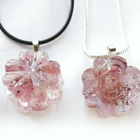 オルゴナイト パワーストーン ペンダント ネックレス 【ストロベリークォーツのオルゴナイト ペンダントトップ】ストロベリークォーツ 携帯ストラップ スマホピアス キーホルダー チャーム レディース ブルー ギフト プレゼント 幸運 癒し 開運 運勢UP 占い パワースポット