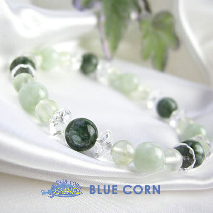 楽天市場】翡翠 セラフィナイト プレナイト 水晶 ブレスレット  