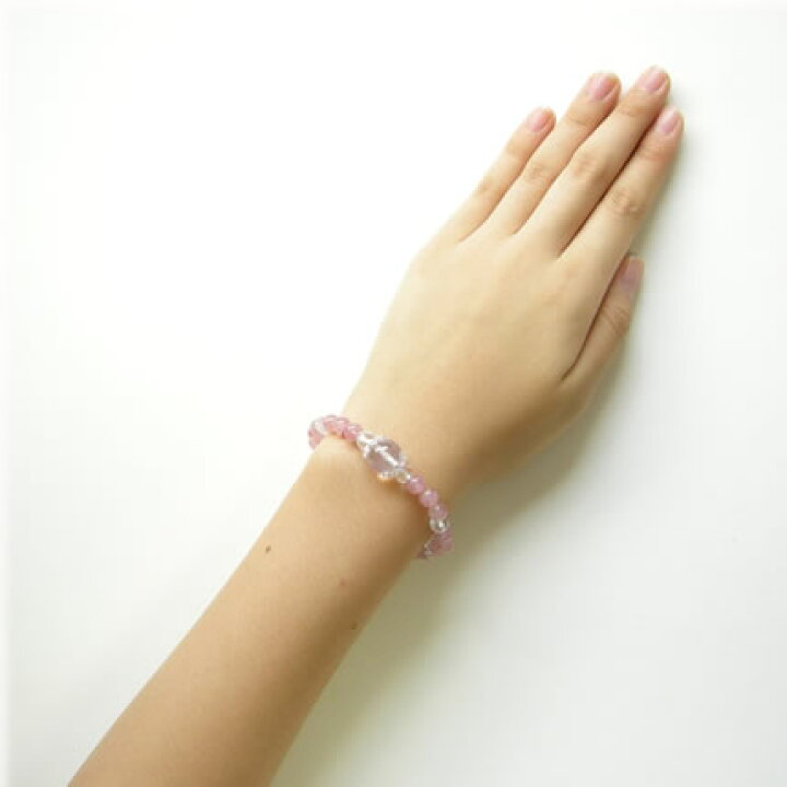 楽天市場】パワーストーン ブレスレット メンズ レディース ピンク  