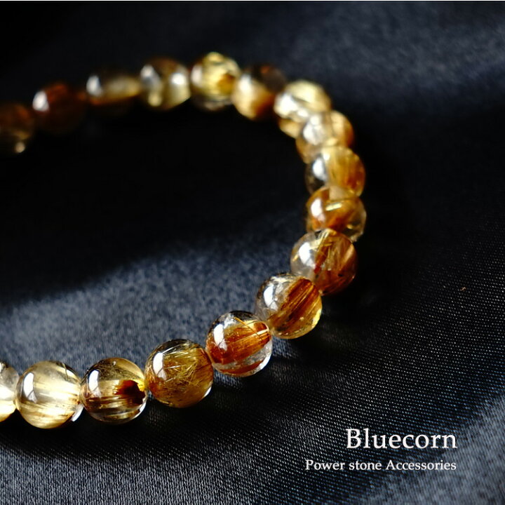 楽天市場】タイタンルチルクォーツ ゴールド タイタンルチル クォーツ  