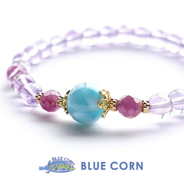 楽天市場】ラリマー ルビー ラベンダー アメジスト パワーストーン  