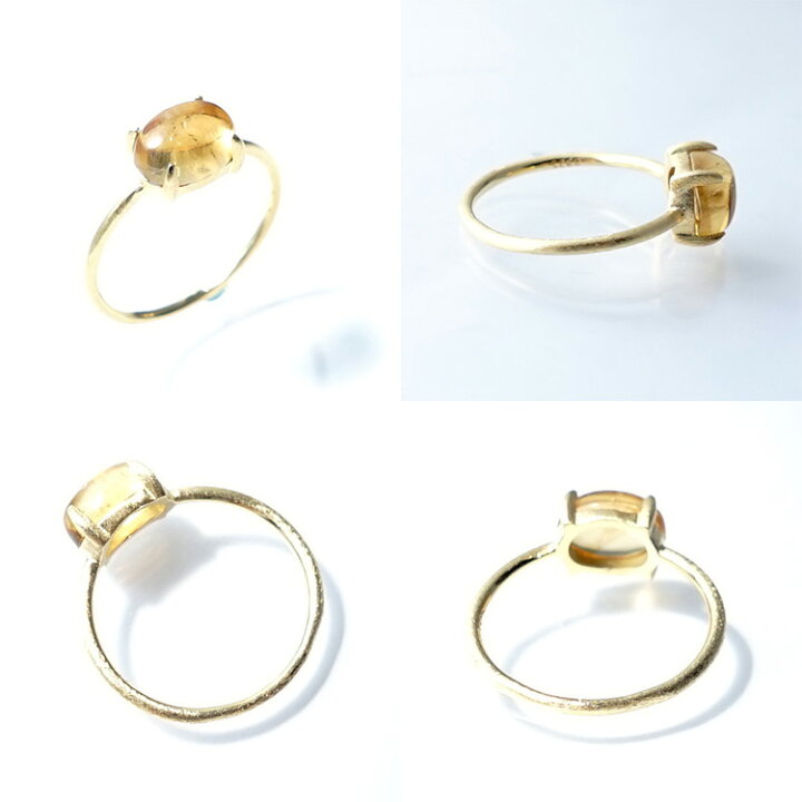 楽天市場】パワーストーン シトリン リング シルバー925 18KGP仕上げ  