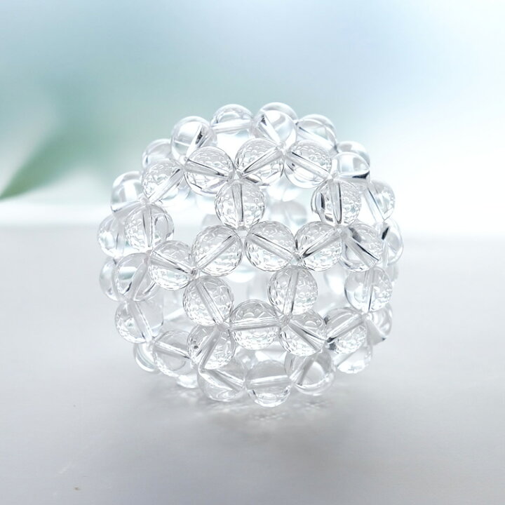 楽天市場】神聖幾何学 フラーレン 水晶 高品質 AAA 8ミリ水晶 【最強  