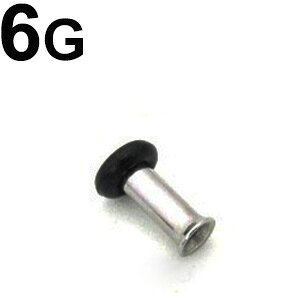 SS ボディピアス  サージカルステンレス  シングルフレアイヤーレット 【 6G】★メール便翌日到着300円★