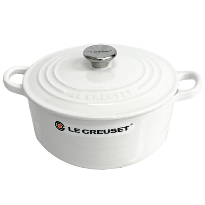 楽天市場 ル クルーゼ Le Creuset ステンレスつまみ ココット ロンド Ih 対応 22cm ホワイト 2101 22 01 日本正規販売品 ルクルーゼ スタイルキッチン