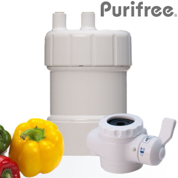 浄水器（ホワイト） purifree（ピュリフリー） ハイブリッド浄水器 （キッツマイクロフィルター オアシックス浄水器）
