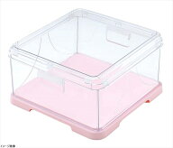 蝶プラ工業 ケーキカバー ピンク 135034