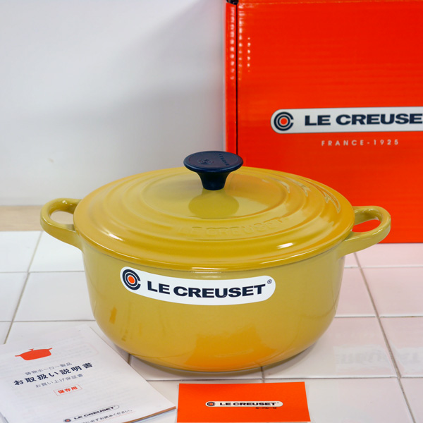 ル・クルーゼ（Le Creuset） ココットロンド 22cm クインスイエロー （日本正規販売品）ルクルーゼ（le creuset） |  スタイルキッチン