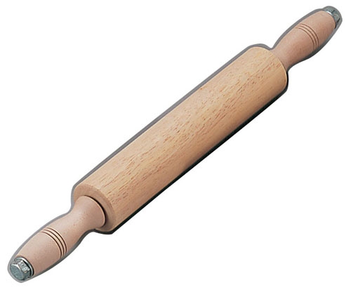 木製ローラー式めん棒 太型（ミズメ材） φ７５×３００mm （WMV03073）