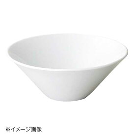 桐井陶器 モデルノ MODERNO 天安 22cmトロンバ麺ボール(白) 17500017