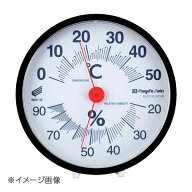 新潟精機 SK 温湿度計 快段目盛 丸型 黒 SK-1712KD