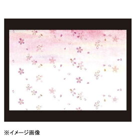 若泉漆器 桜(朧)尺3寸長手テーブルマット(100枚単位)(3月～4月) B-26-14