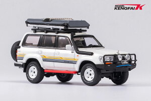 ~jJ[ KENGFAI 1/64 Land Cruiser Pearl White roof rack g^ hN[U[ i N ~j`A RNV V[P[Xt RN^[ ViJ
