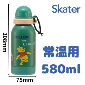水筒 すいとう マグ 直飲み くまのプーさん リラックス 580ml 一層 ステンレスボトル SSSC6 ディズニー スケーター Skater