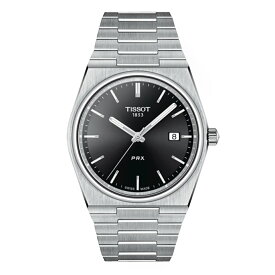 【創業97年正規店】【12回無金利】ティソ TISSOT PRX ピーアールエックス T137.410.11.051.00 40mm ブラック 黒 黒色 メンズ 腕時計 クオーツ 正規品 2年保証 送料無料 ラッピング無料