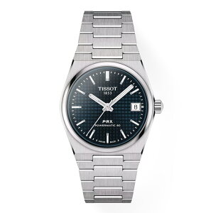 �y�n��97�N���K�X�z�y24�񖳋����z�e�B�\ TISSOT PRX �s�[�A�[���G�b�N�X �p���[�}�e�B�b�N80 T137.207.11.041.00 35mm �u���[ �� �����Y �r���v �I�[�g�}�e�B�b�N ���K�i 2�N�ۏ� �������� ���b�s���O
