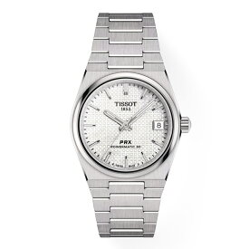 【創業97年正規店】【24回無金利】ティソ TISSOT PRX ピーアールエックス パワーマティック80 T137.207.11.111.00 35mm ホワイト 白 メンズ 腕時計 オートマティック 正規品 2年保証 送料無料 ラッピング無料
