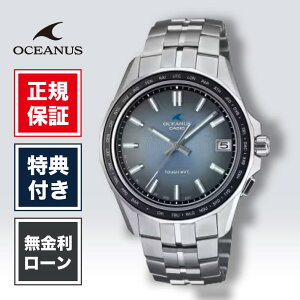 �y2/1����I���I�ōő�100%�|�C���g�Ҍ��z�y36�񖳋������[���z�J�V�I �I�V�A�i�X �}���^ OCW-S400RA-2AJF �����Y �r���v �����Y�r���v �u���[ �� �F CASIO OCEANUS Manta S400Series ��������