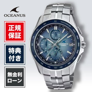 �y2/10����I���I�ōő�100%�|�C���g�Ҍ��z�y48�񖳋������[���z�J�V�I �I�V�A�i�X �}���^ OCW-S7000RA-2AJF �����Y �r���v �����Y�r���v �u���[ �� �F CASIO OCEANUS Manta S7000Series ��������