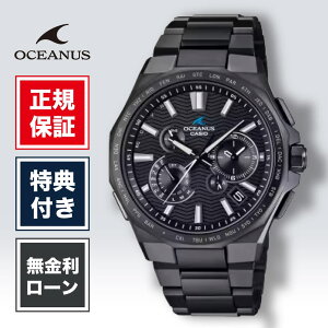 �y3/15����I���I�ōő�100%�|�C���g�Ҍ��z�y36�񖳋������[���z�J�V�I �I�V�A�i�X Classic Line OCW-T6000B-1AJF �����Y �r���v �u���b�N �� ���F CASIO OCEANUS ��������