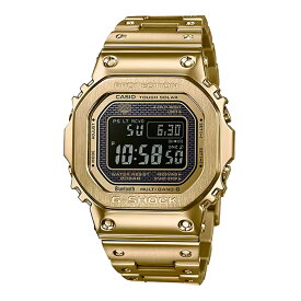 【1週間限定ポイント大還元★スーパーセール開催中★】【24回無金利ローン】G-SHOCK ジーショック FULL METAL GMW-B5000GD-9JF 43mm 43ミリ メンズ 腕時計 メンズ腕時計 正規品 ブランド Gショック 電波ソーラー フルメタル 金 金色 きん カシオ 5000シリーズ 送料無料